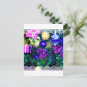 Feiertage Grüße_ Feiertagspostkarte (Stehend Vorderseite)