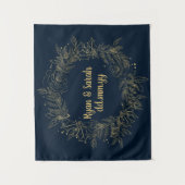 Feiertage im Hintergrund, Dezember Dekoration für Wandteppich (Vorderseite)