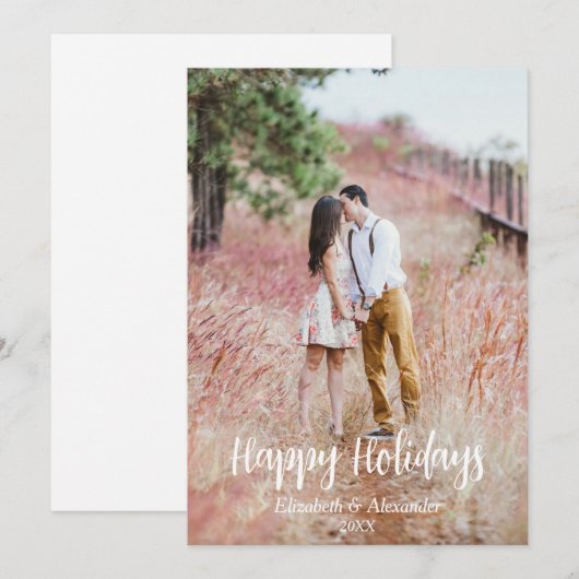 Feiertage im Hinterhof Feiertagskarte (Vorne/Hinten)