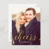 Feiertage im neuen Foto Feiertagspostkarte (Vorne/Hinten)