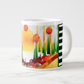 Feiertage in den Kiefern! Jumbo-Tasse (Vorderseite Rechts)