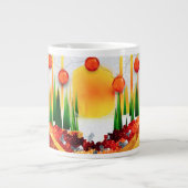 Feiertage in den Kiefern! Jumbo-Tasse (Vorderseite)