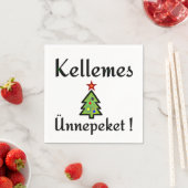 Feiertage in Ungarn Serviette (Beispiel)