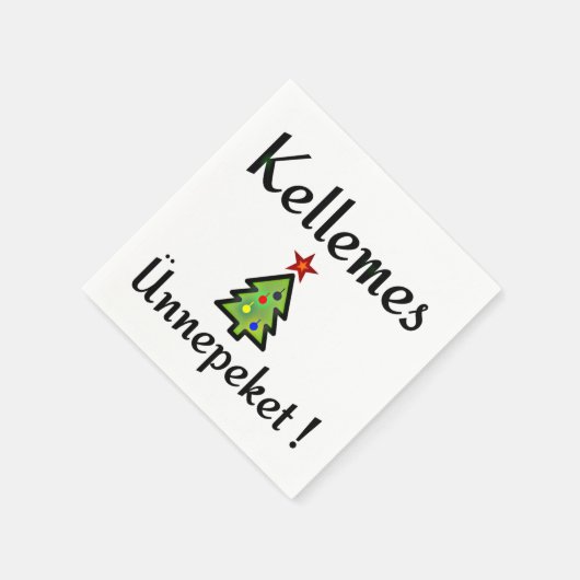 Feiertage in Ungarn Serviette (Ecke)