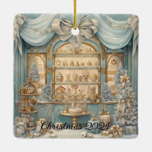 Feiertage Keramikornament (Rückseite)