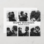 Feiertage, klassisches Drehbuch, Hochzeit von sech Postkarte (Vorne/Hinten)