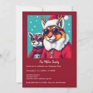 Feiertage-Kreaturen in Weihnachtsverkleidung