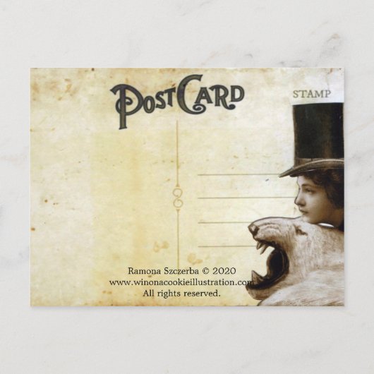 Feiertage mit Freunden Postkarte (Rückseite)