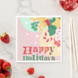 Feiertage mit Ornamenten Serviette