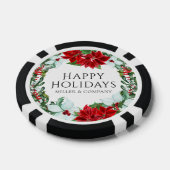 Feiertage Moderne Weihnachten im Unternehmen Pokerchips (Einzeln)