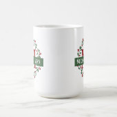Feiertage-Monogramm Kaffeetasse (Mittel)