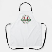 Feiertage-Monogramm Schürze (Vorderseite)