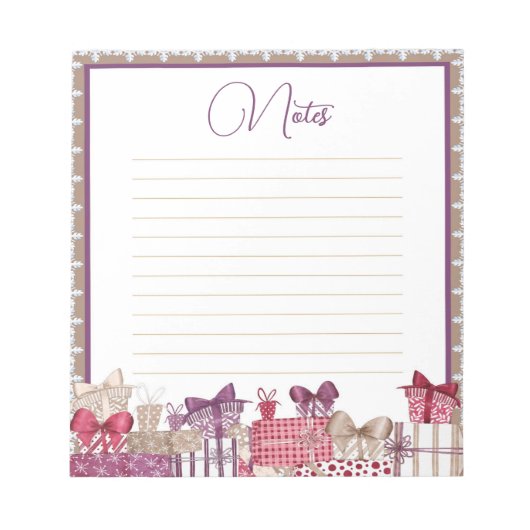 Feiertage Notizblock (Vorderseite)