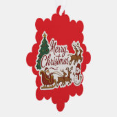 Feiertage Ornament Karte (Rechts)