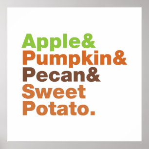 Feiertage Pies ~ Feierliche Weihnachten Erntedank  Poster