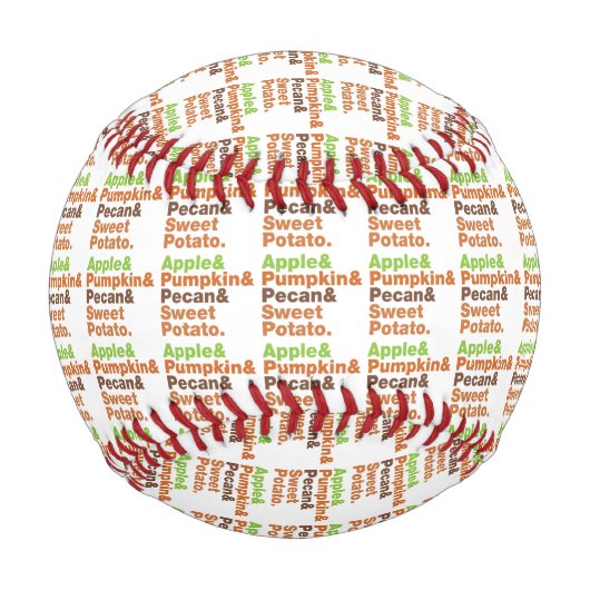 Feiertage Pies ~ Festliche Weihnachten Erntedank W Baseball (Vorderseite)