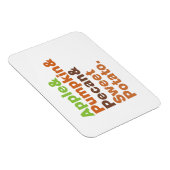 Feiertage Pies ~ Festliche Weihnachten Erntedank W Magnet (Rechte Seite)