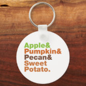 Feiertage Pies ~ Festliche Weihnachten Erntedank W Schlüsselanhänger (Vorderseite)