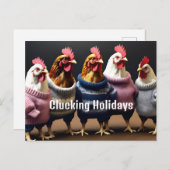 Feiertage Postkarte (Vorne/Hinten)