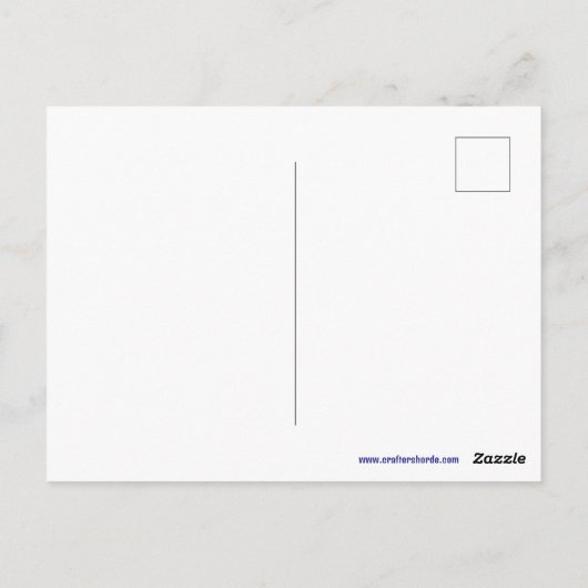 Feiertage Postkarte (Rückseite)