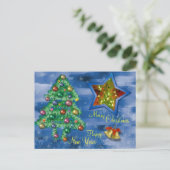 Feiertage Postkarte (Stehend Vorderseite)