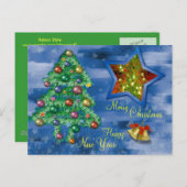 Feiertage Postkarte (Vorne/Hinten)