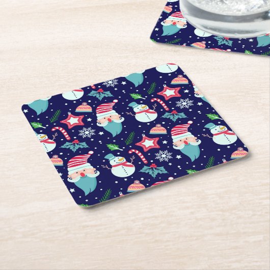 Feiertage Rechteckiger Pappuntersetzer (angewinkelt)