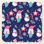 Feiertage Rechteckiger Pappuntersetzer (Vorderseite)