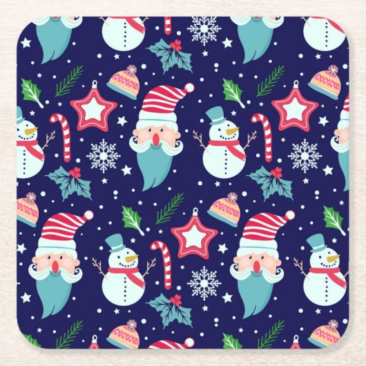 Feiertage Rechteckiger Pappuntersetzer (Vorderseite)