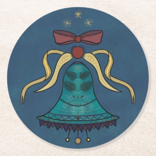 Feiertage Runder Pappuntersetzer