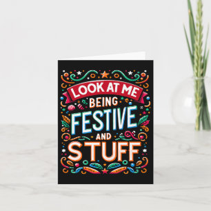 Feiertage schauen, wie ich festigend und Stuckange Karte