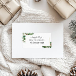 Feiertage-Weihnachten-Adresse Adressaufkleber