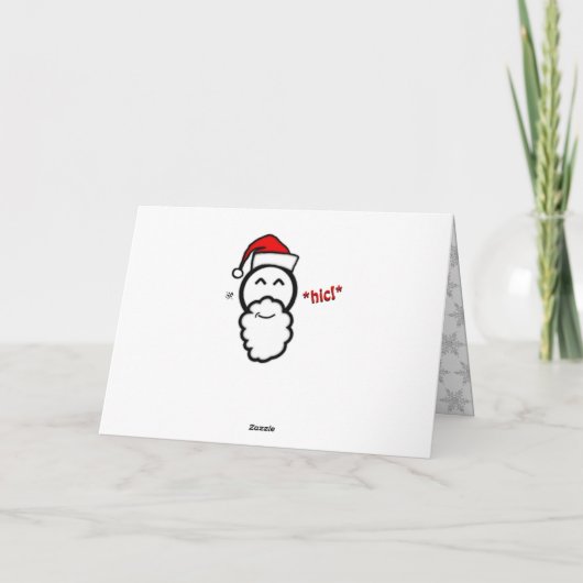 Feiertage Weihnachten Ego Witz Holiday Card (Rückseite)