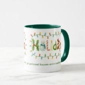 Feiertage Weihnachten gestalten Tasse (VorderseiteRechts)