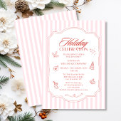 Feiertage Weihnachten Party Einladung