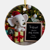 Feiertage Weihnachtsschwangerschaft Keramik Ornament (Vorne)