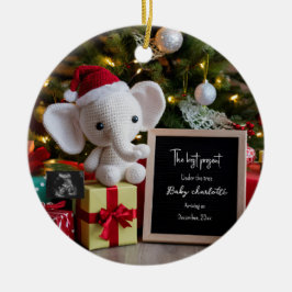 Feiertage Weihnachtsschwangerschaft Keramik Ornament