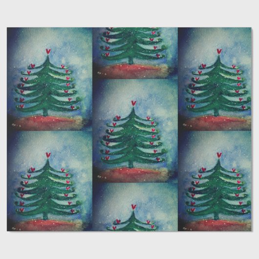 Feiertage, Winterwrapping Paper Geschenkpapier (Flach)