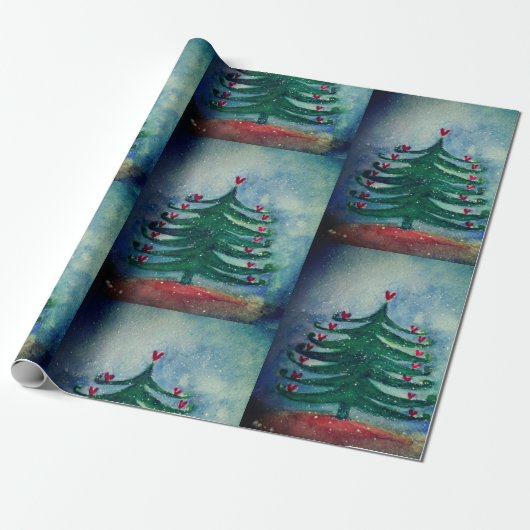 Feiertage, Winterwrapping Paper Geschenkpapier (Ungerollt)