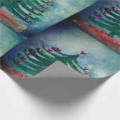 Feiertage, Winterwrapping Paper Geschenkpapier (Ecke)