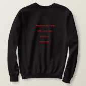 Feiertags-Abstraktdesign – Festliche Kunst Sweatshirt (Design Rückseite)