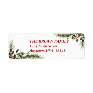 FEIERTAGS-ADRESSEN-ETIKETTEN