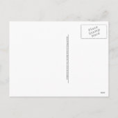 Feiertags-Baum Feiertagspostkarte (Rückseite)