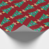 Feiertags-Baum-Packpapier Geschenkpapier (Ecke)