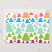 Feiertags-Baum-Party Einladung (Rückseite)