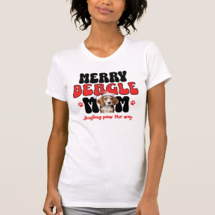 Feiertags-Beagle-Hundemutter T-Shirt