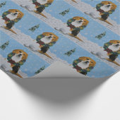 Feiertags-Beagles Geschenkpapier (Ecke)