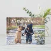 Feiertags-Beifall Feiertagskarte (Stehend Vorderseite)