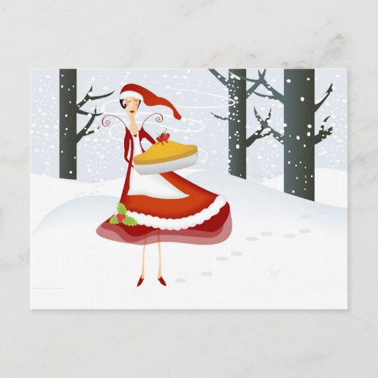 Feiertags-Beifall Feiertagspostkarte (Vorderseite)