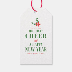 Feiertags-Beifall-Weihnachten Geschenkanhänger
